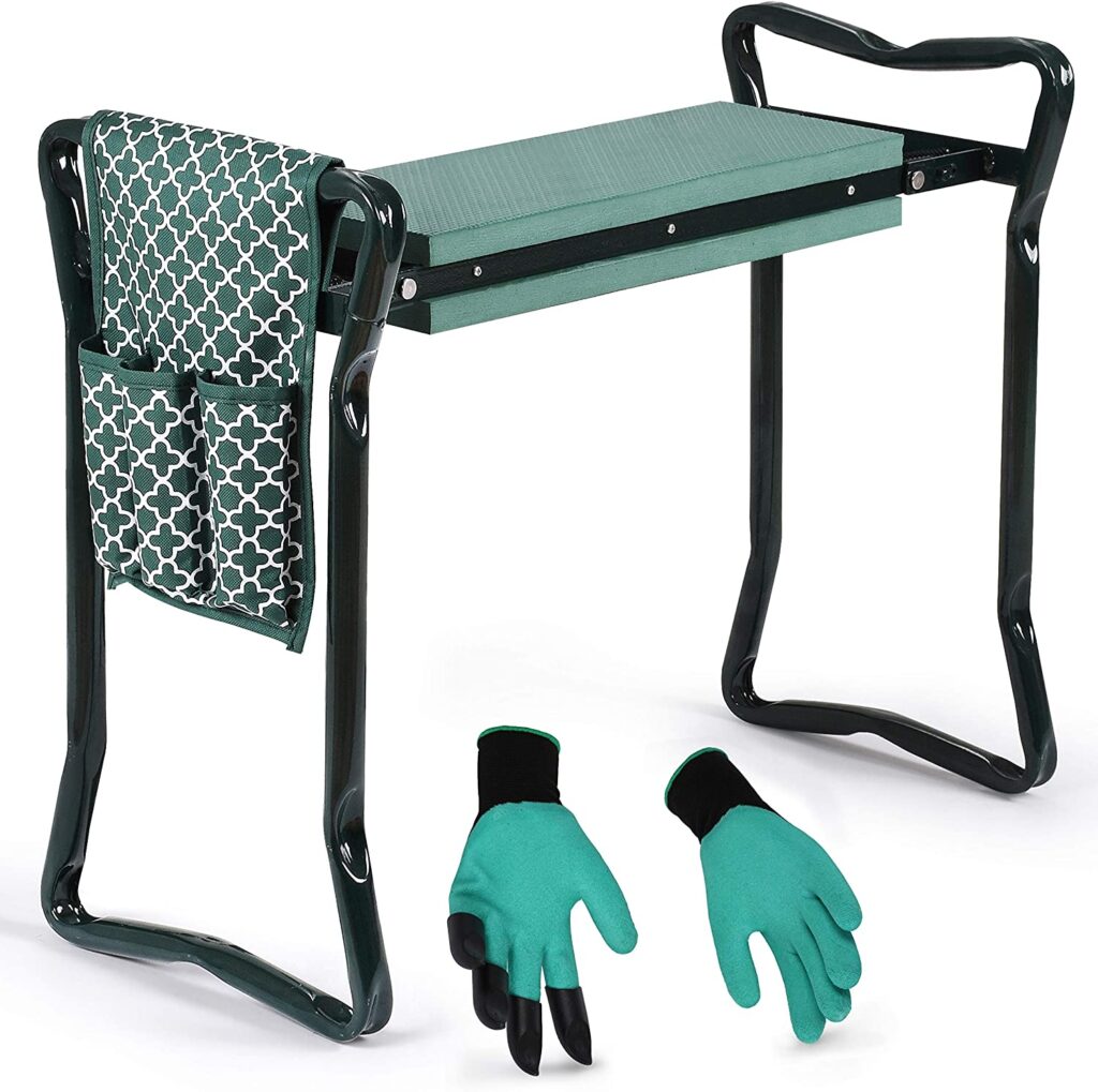 Garden Kneeler-Seat lightweight and foldable for seniors.