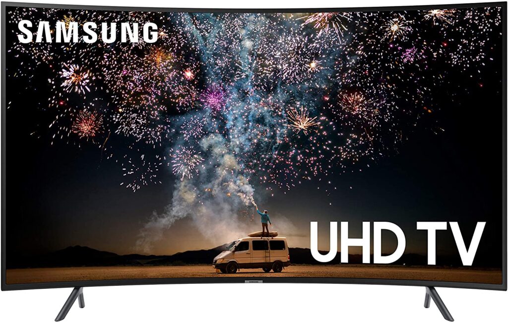 Samsung Curved 55-Inch HD smart Tv for seniors