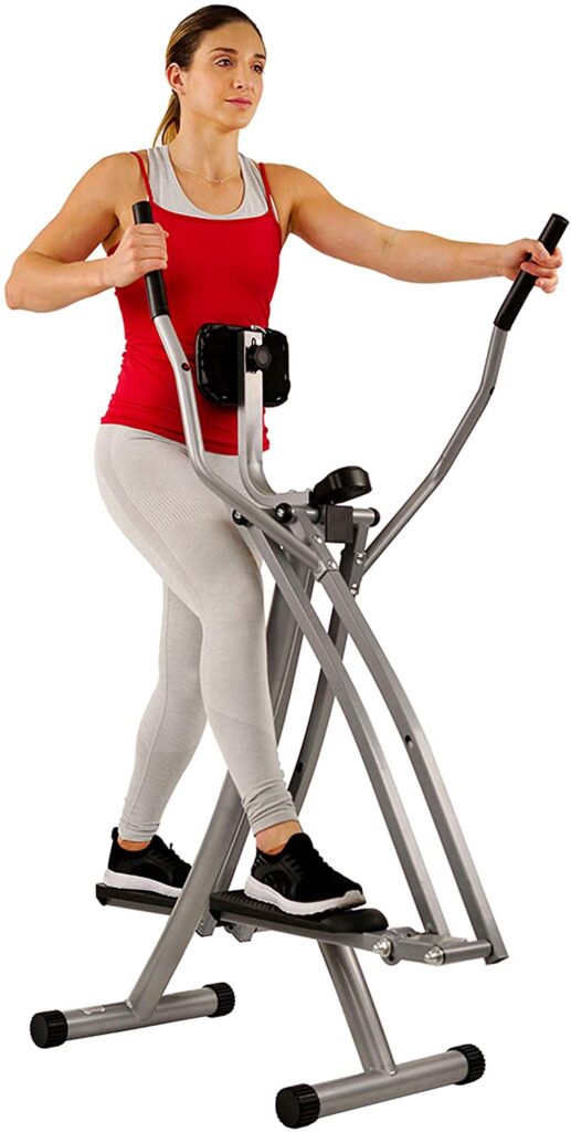 Sunny Health & Fitness SF-E902 Trainer Elliptical Machine for seniors.