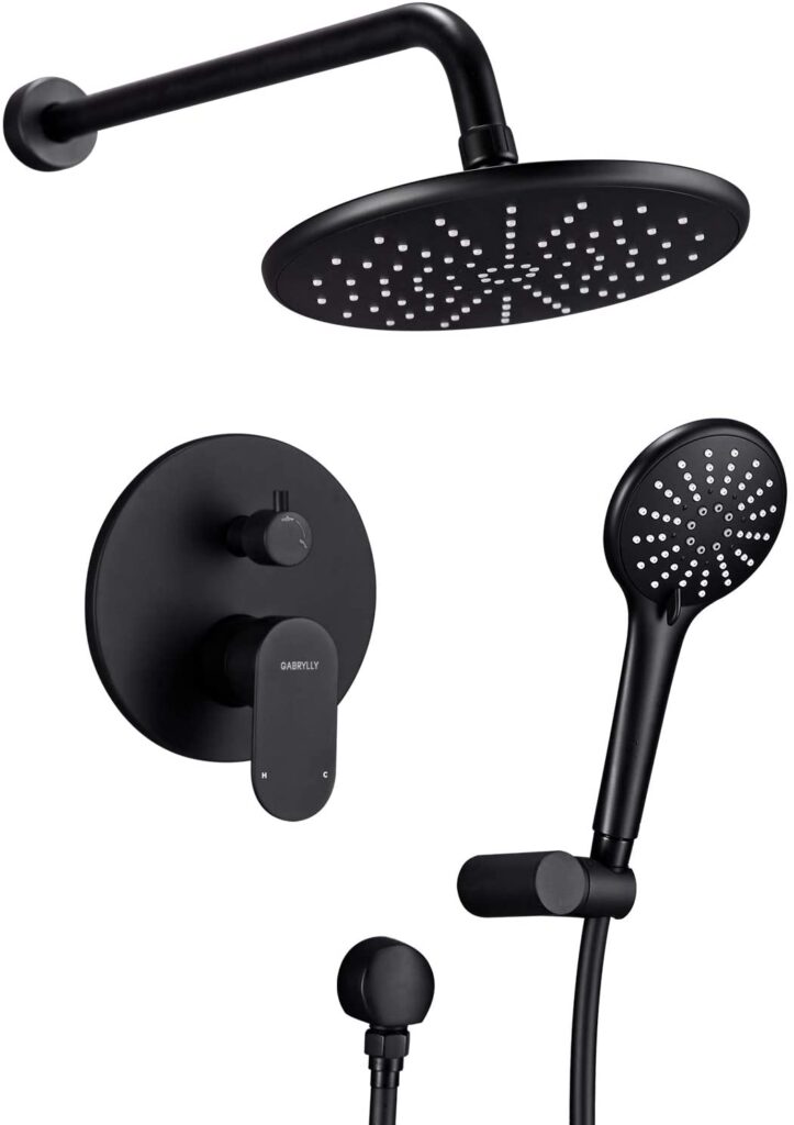 Wall Mounted Shower Faucet, Handheld Head Shower For Seniors