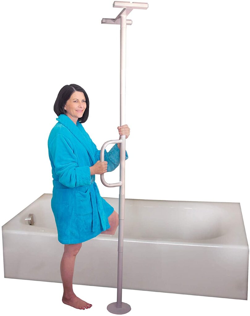 Able Life Universal Floor to Ceiling Grab Bar for Elderly