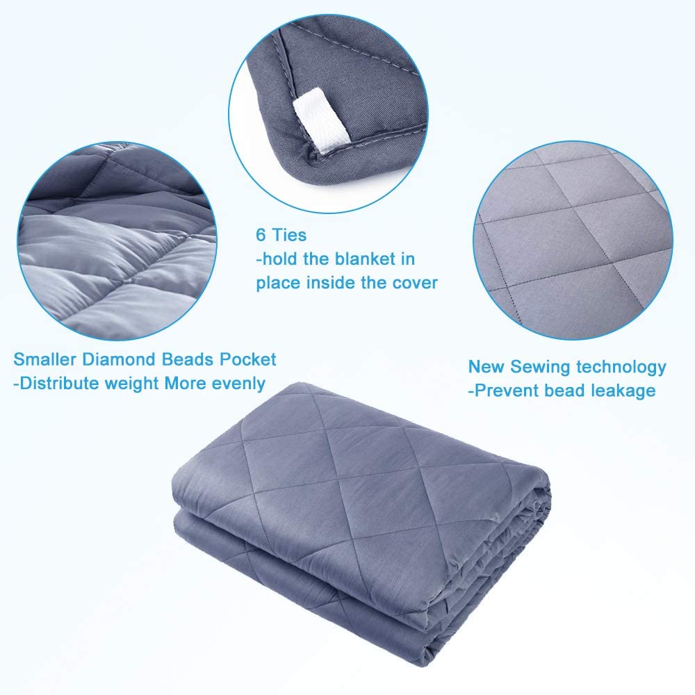 Hypnoser Twin Size Weighted Blanket for Elderly.