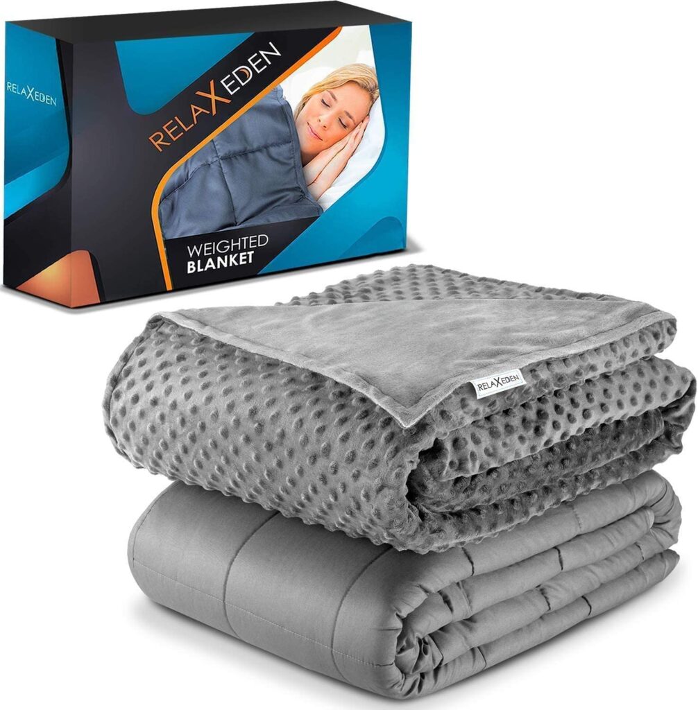 Relax Eden Weighted Blanket for Seniors.