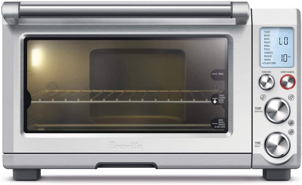 Breville BOV845BSS Stainless Steel Toaster Oven for seniors.