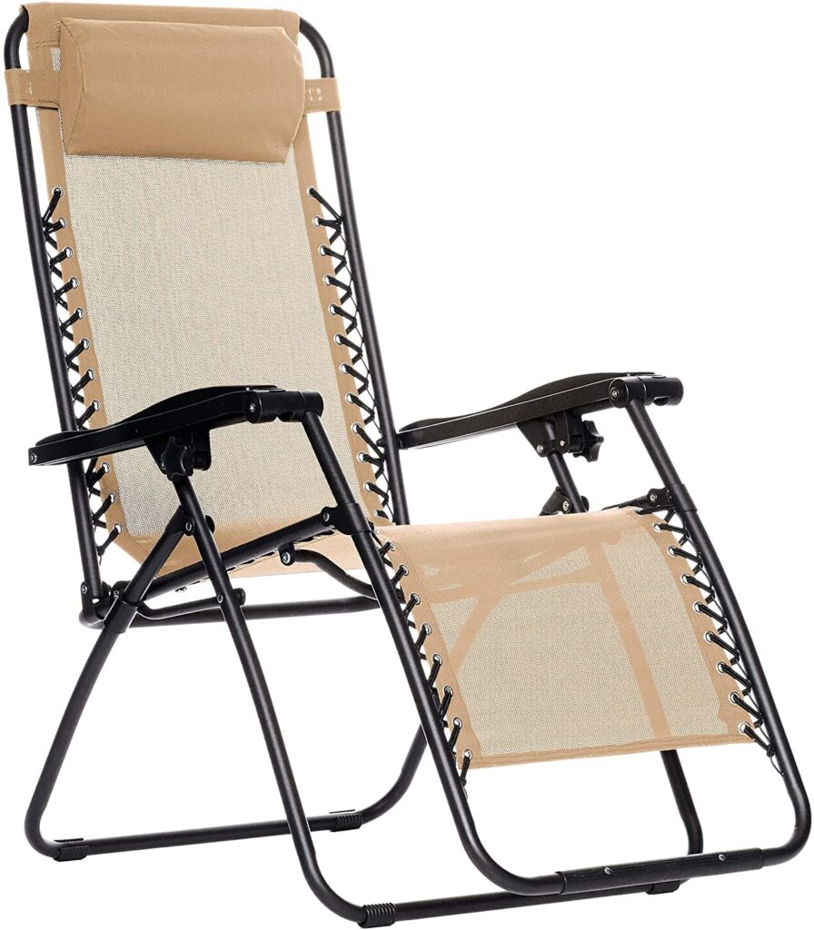 Amazon Basics Outdoor Textilene chair for seniors