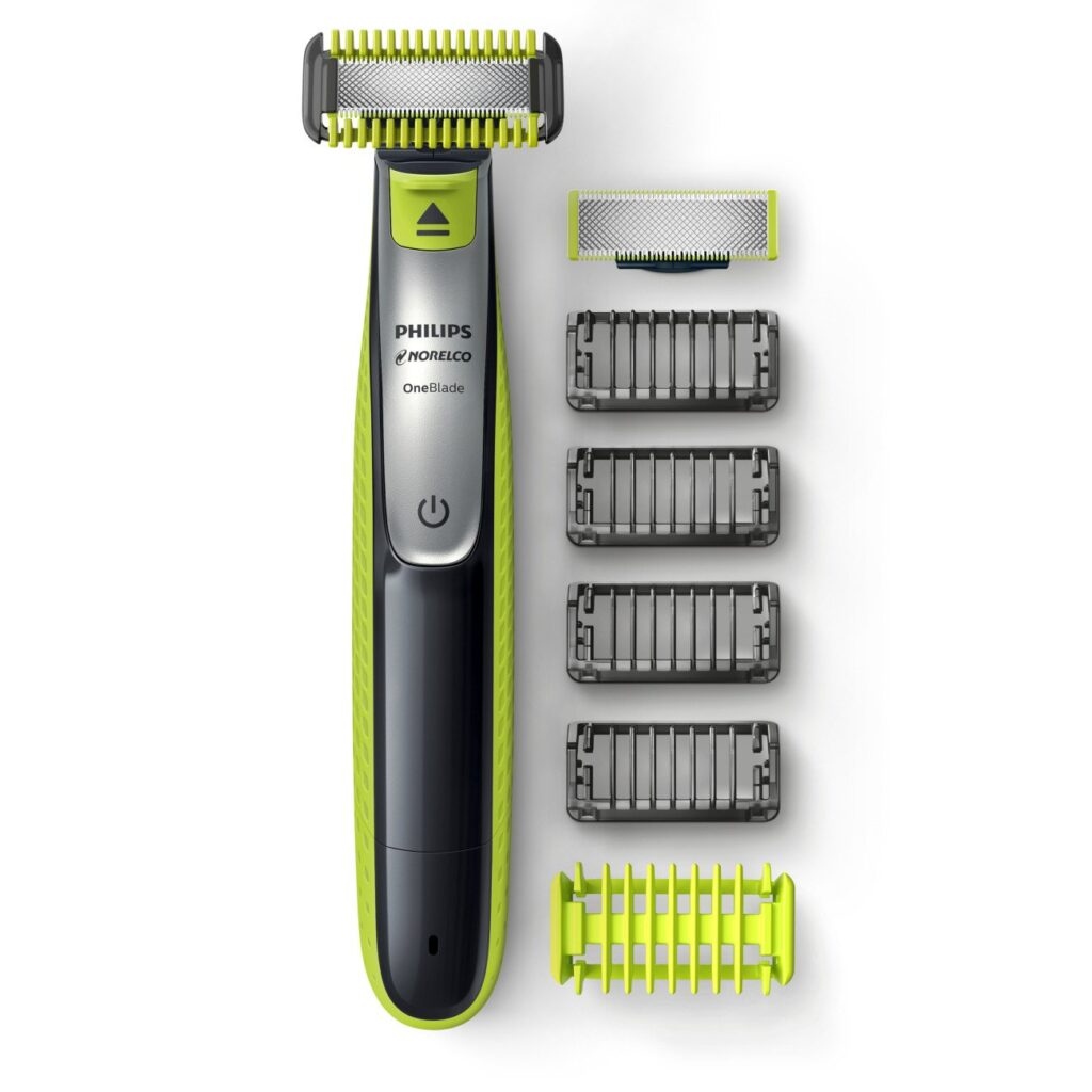 Philips Norelco OneBlade Electric Shaver for seniors.