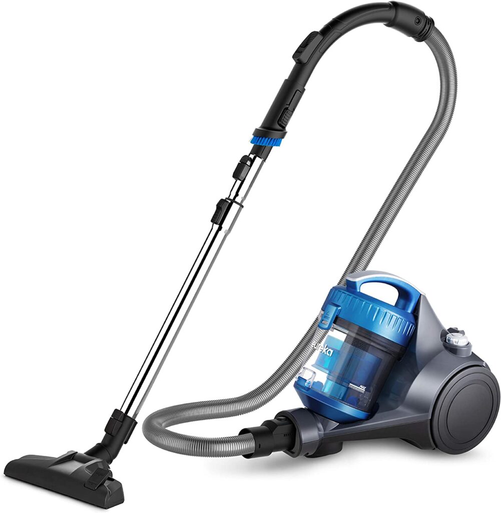 Eureka Whirl-Wind Bagless Canister Lightweight Vacuum Cleaner for Elderly.