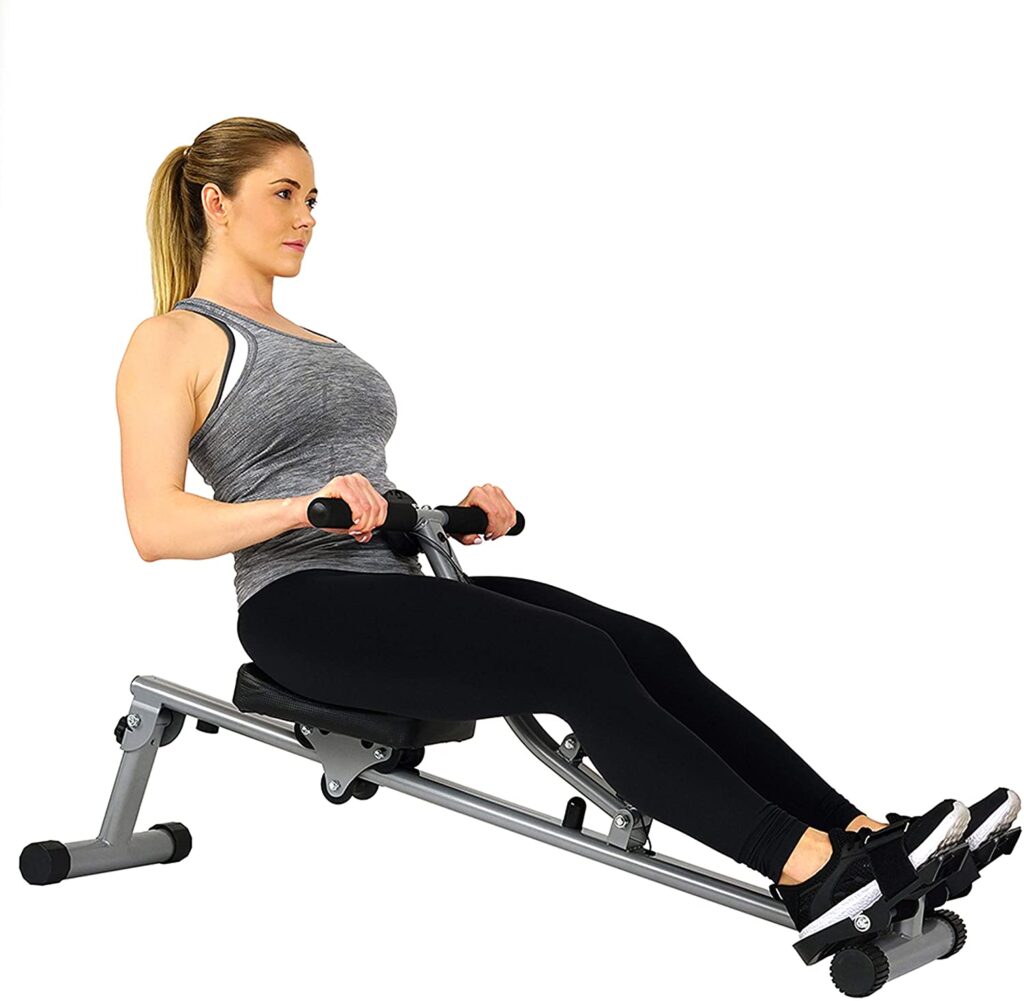 Sunny Health & Fitness SF-RW1205 Rowing Machine for Elderly Adults.