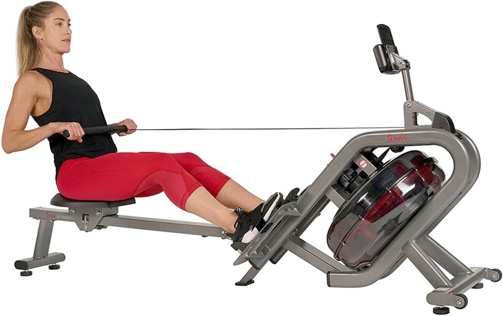 SF-RW5910 Sunny Health & Fitness Rowing Machine for Senior Adults.