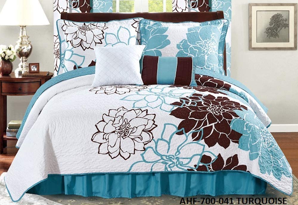 All American Collection Queen Size New 6pc Duvet Cover For Elderly