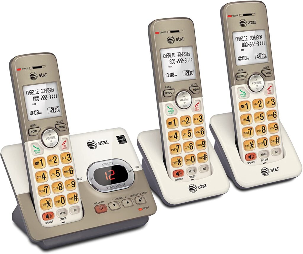 AT&T EL52313 Expandable Cordless Phone for Senior Citizens
