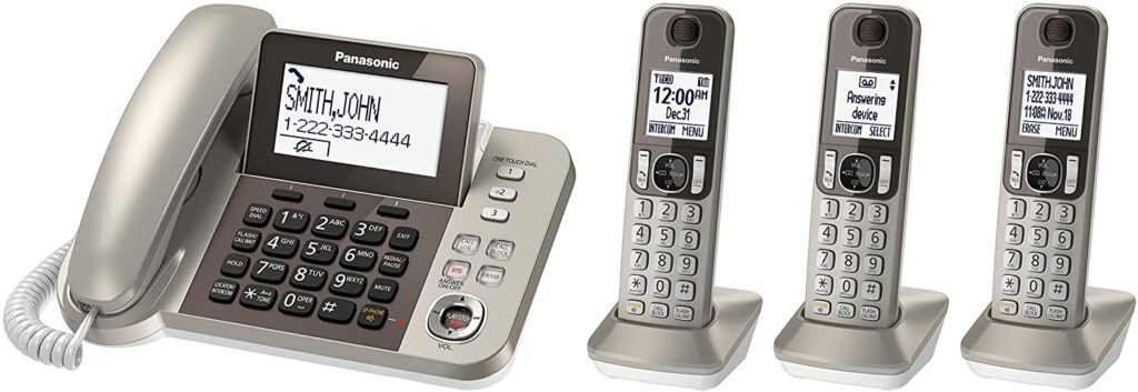 PANASONIC KX-TGF353N Cordless Phone for Senior people
