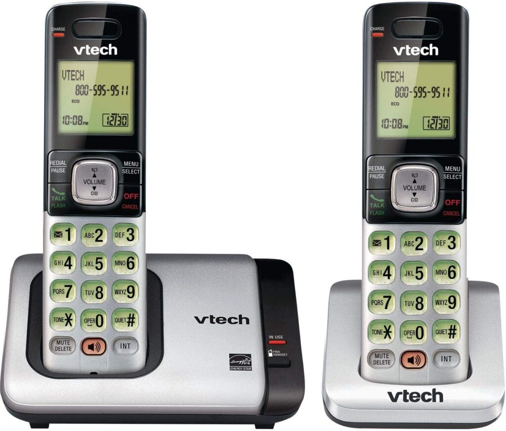 VTech CS6719-2 Expandable Cordless Phone for Senior individuals