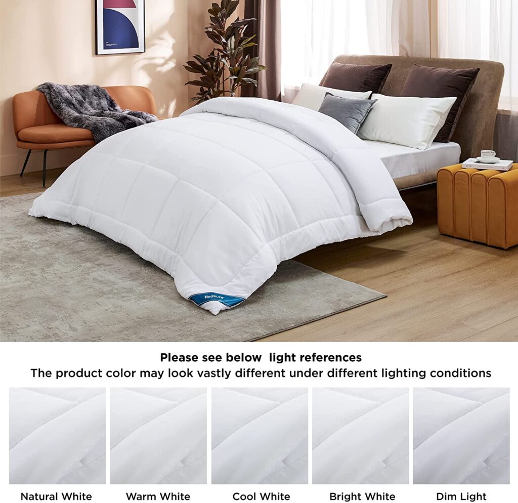 Bedsure King Comforter Duvet for Elderly Adults