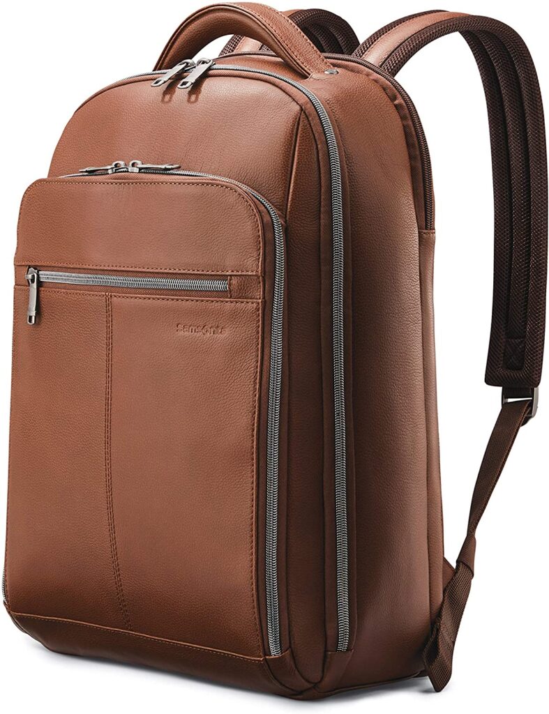Samsonite Leather Backpack for Seniors