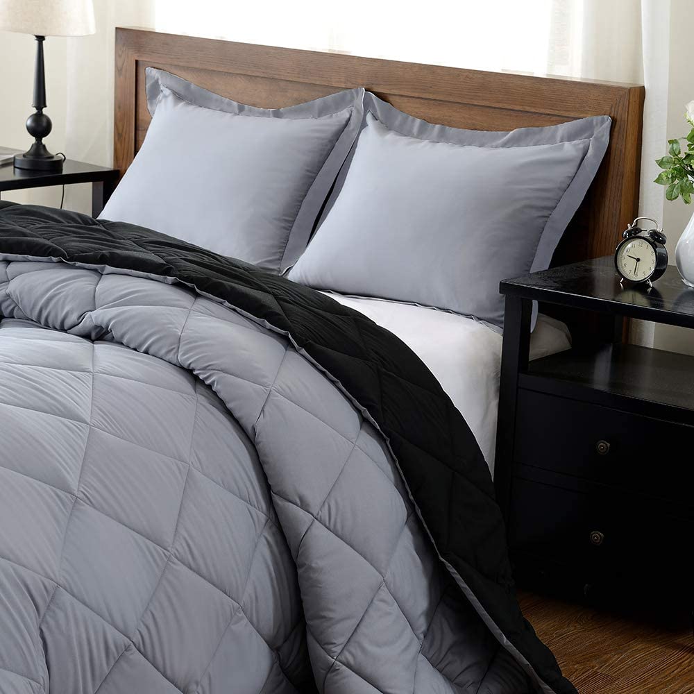 Downluxe Lightweight Solid Comforter Duvet for Senior Peoples
