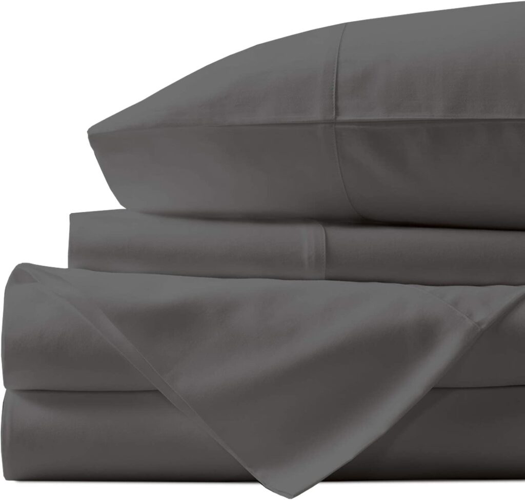 Smooth Luxury Sheets Set 4Pc, High Thread Count Sheets for Elderly