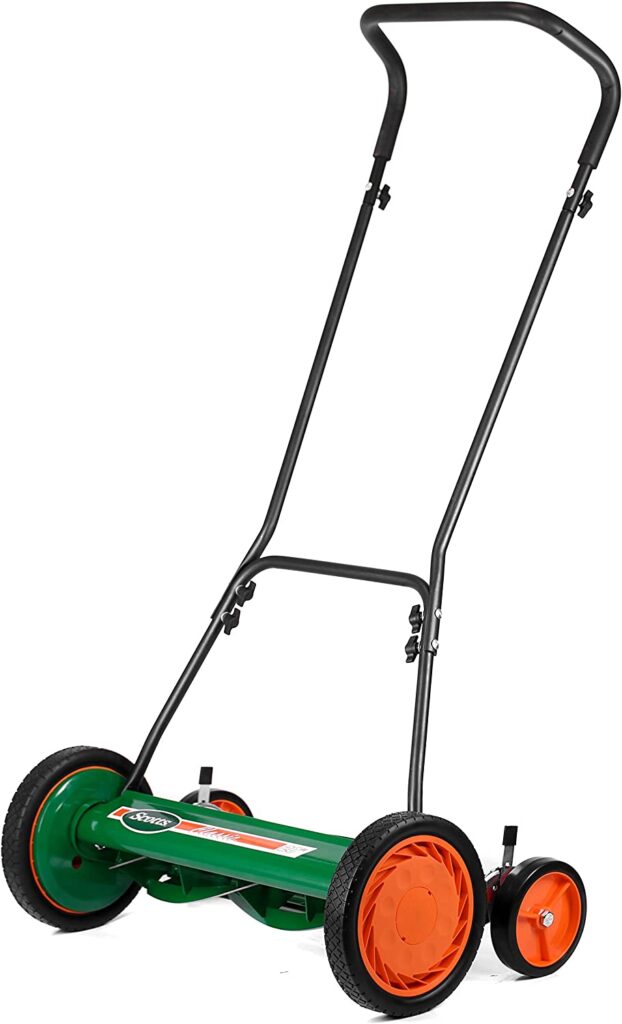Scotts Outdoor Power 5-Blade Classic Push Reel Lawn Mower for Elderly Adults