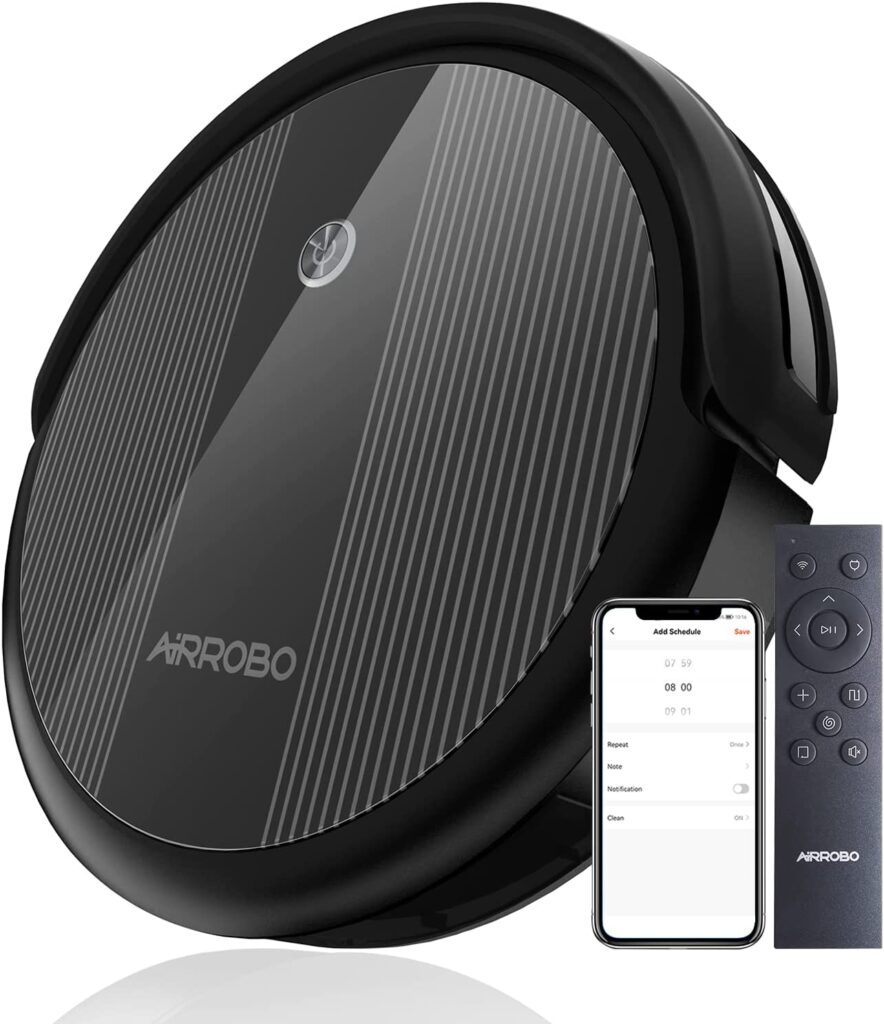 AIRROBO Strong Suction Power, Robotic Vacuum Cleaner for Senior Adults
