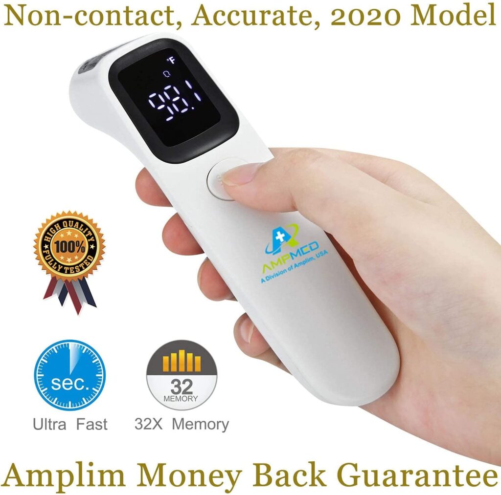 Amplim Digital Clinical Forehead Thermometer for Senior individuals